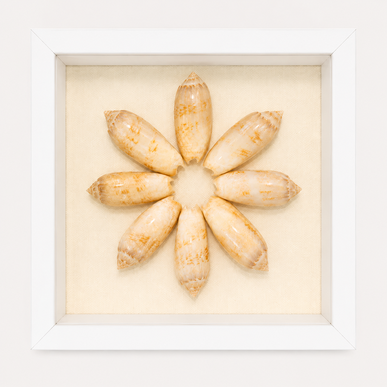 Lettered Olive Shadow Box