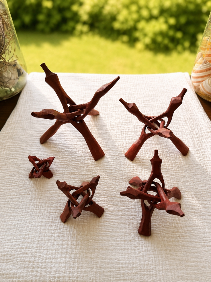 Carved Rosewood Stand
