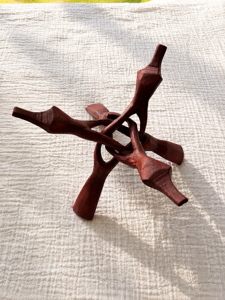 Carved Rosewood Stand