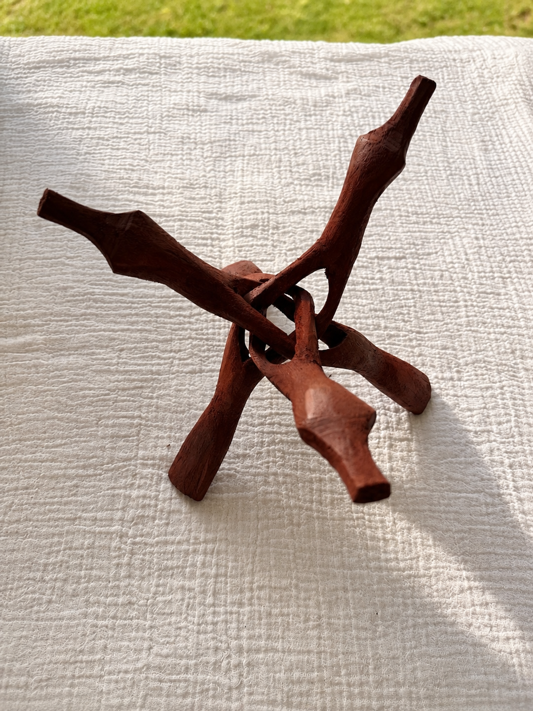Carved Rosewood Stand