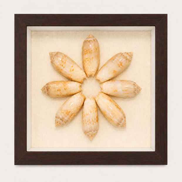 Lettered Olive Shadow Box