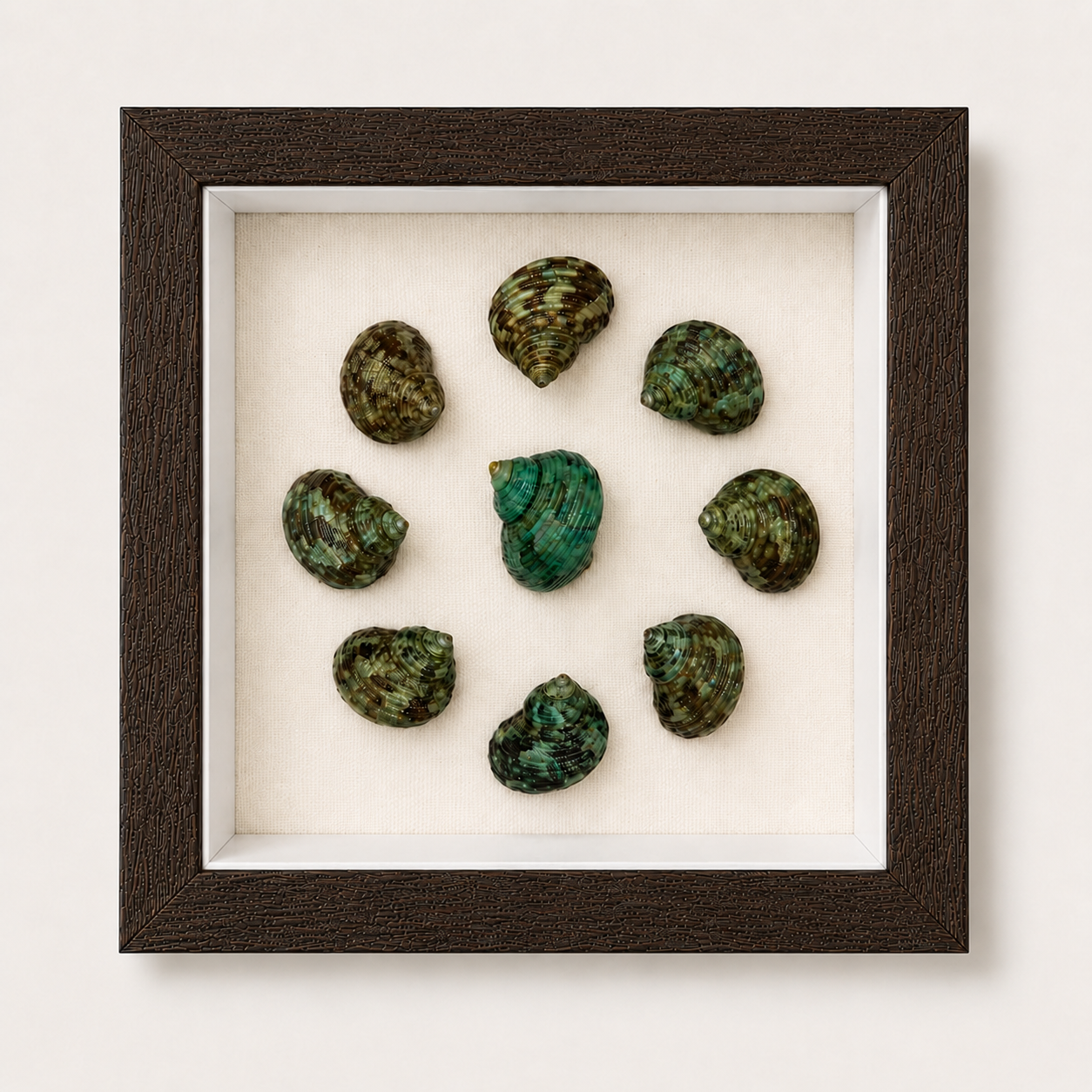 Mini Green Turban Shadow Box